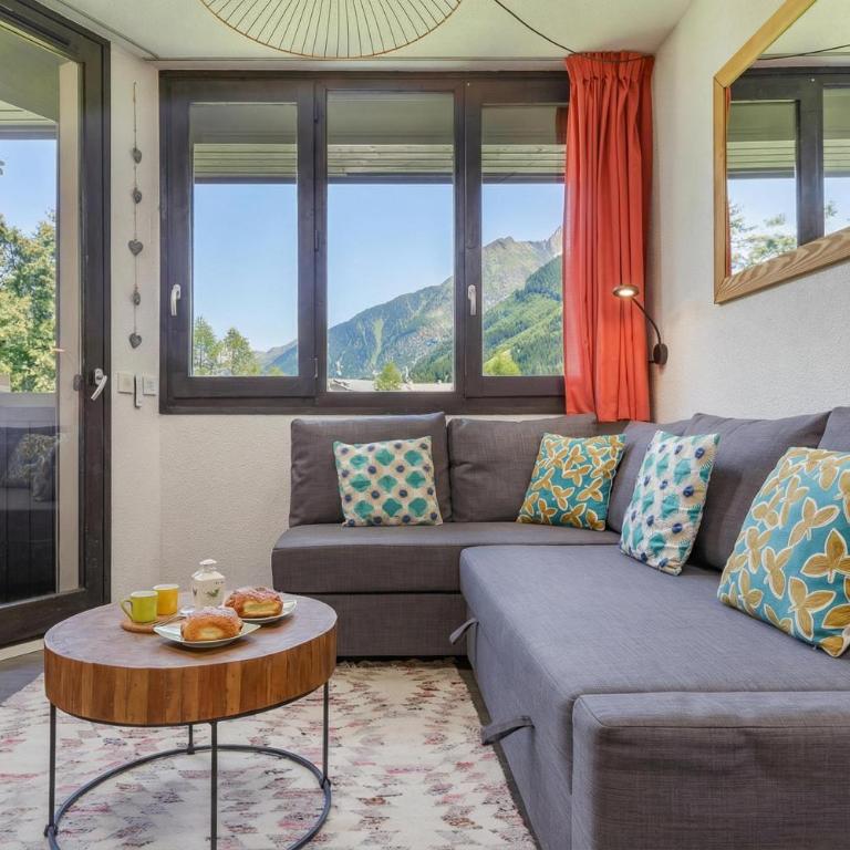 Chamonix Sud - Chamois Blanc 512 - Happy Rentals - Apartamento con vistas a las montañas - 10