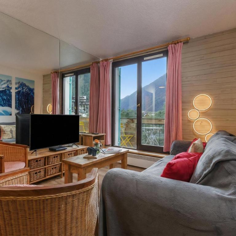 Chamonix Sud - Balme 407 Happy Rentals - Appartement avec Vue sur la Montagne - 8