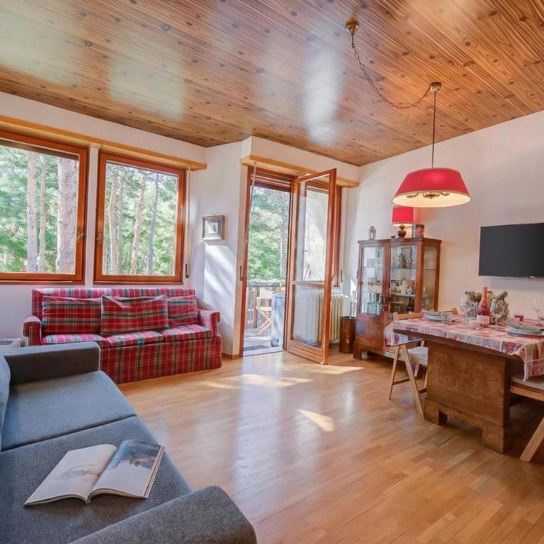 Il nido nella Pineta Central in Ski resort - Happy Rentals - Apartment with Balcony - 5