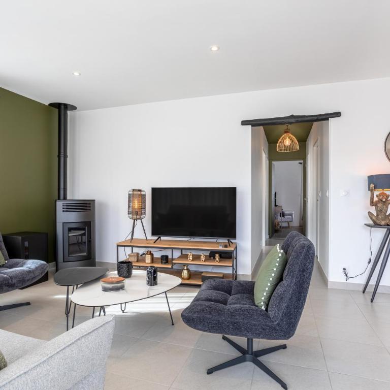 Maison 6pers 3kms de la plage - Three-Bedroom House - 8