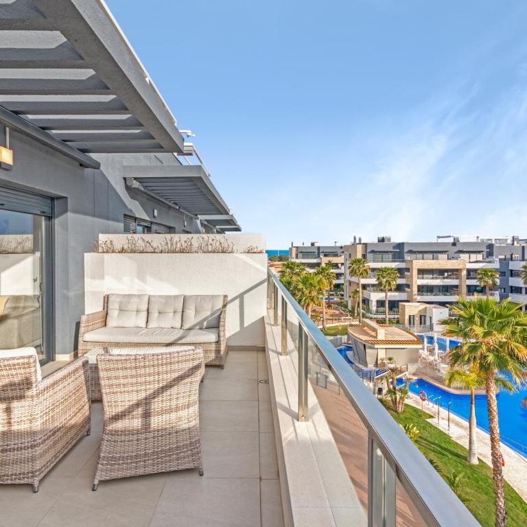 Flamenca Village - Apartamento Deluxe de 2 dormitorios con vistas al jardín - 1
