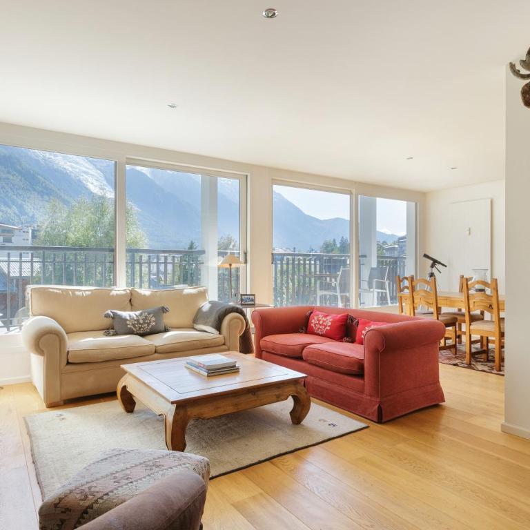 Résidence La Vallée Blanche - Happy Rentals - Apartment mit Blick auf die Berge - 11