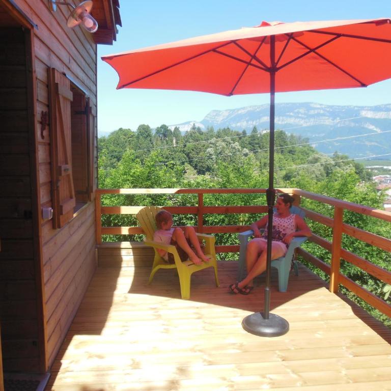 Gite 33m2, Vue Sur Le Vercors - Chambre Quadruple - Vue sur Montagnes - 14