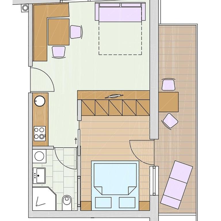 Huberhof App Rubens - Superior Apartment mit 1 Schlafzimmer und Balkon - 25