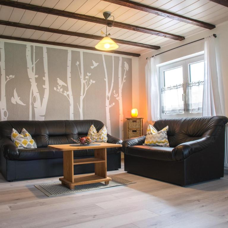 Ferienwohnung Kleiner Spatz - Deluxe-Apartment mit 2 Schlafzimmern und Gartenblick - 4