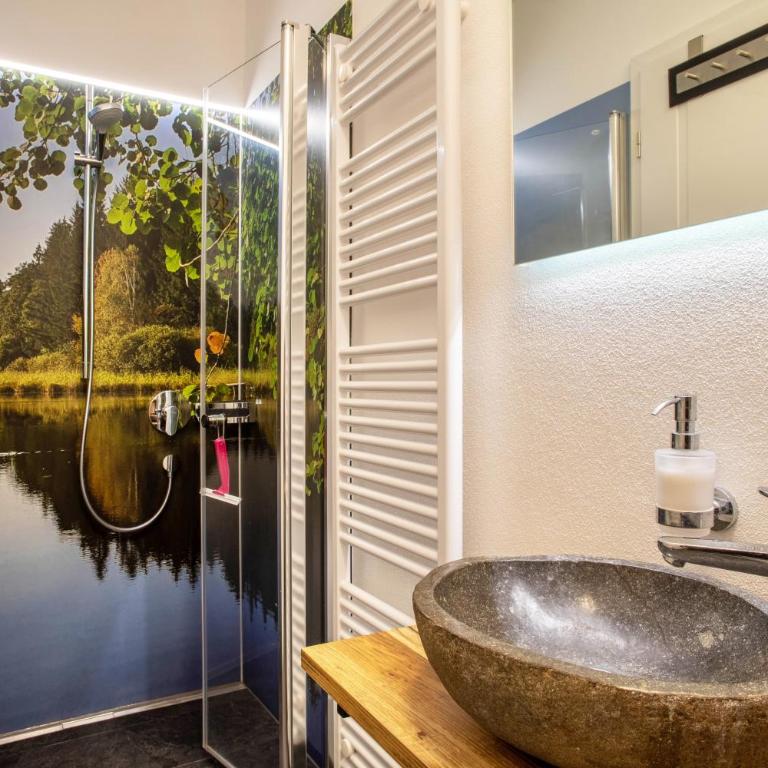 Butterei - Apartment mit 1 Schlafzimmer und Gartenblick - 19