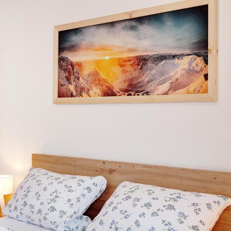 Ferienwohnung Alpenveilchen - Apartment mit 1 Schlafzimmer und Gartenblick - 13