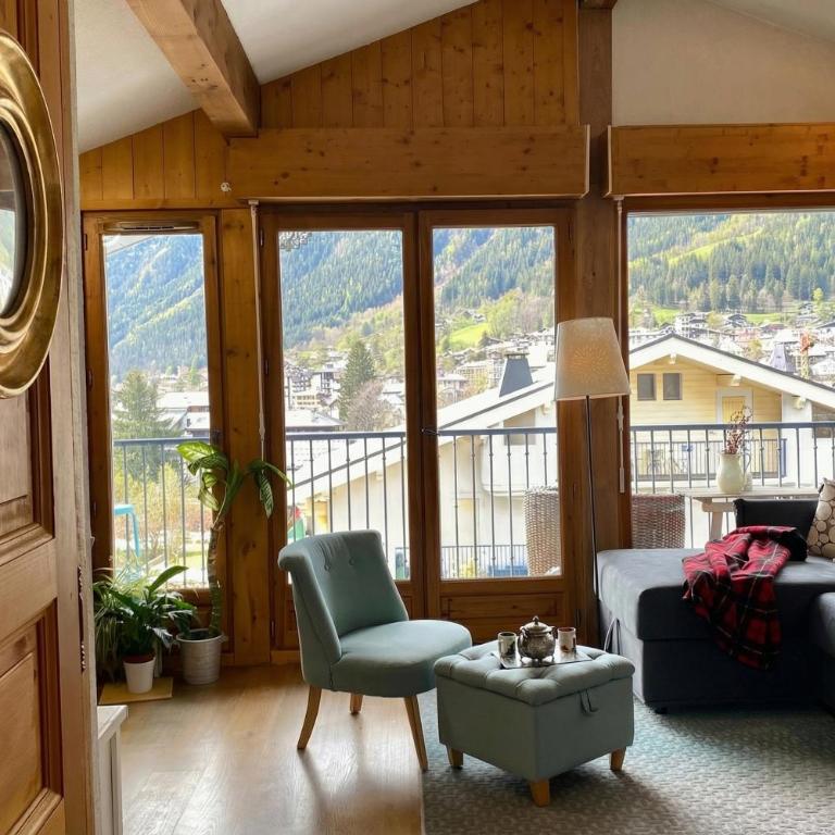 Chamonix Central Ski & panoramic view - Happy Rentals - Appartement avec Vue sur la Montagne - 1