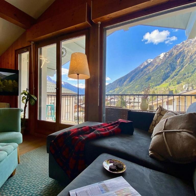 Chamonix Central Ski & panoramic view - Happy Rentals - Appartement avec Vue sur la Montagne - 9