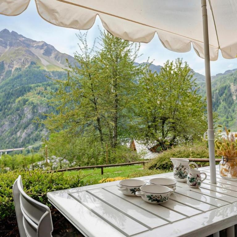 Plan Gorret Wonderful Apartment In Courmayeur - Apartment mit Terrasse - 1