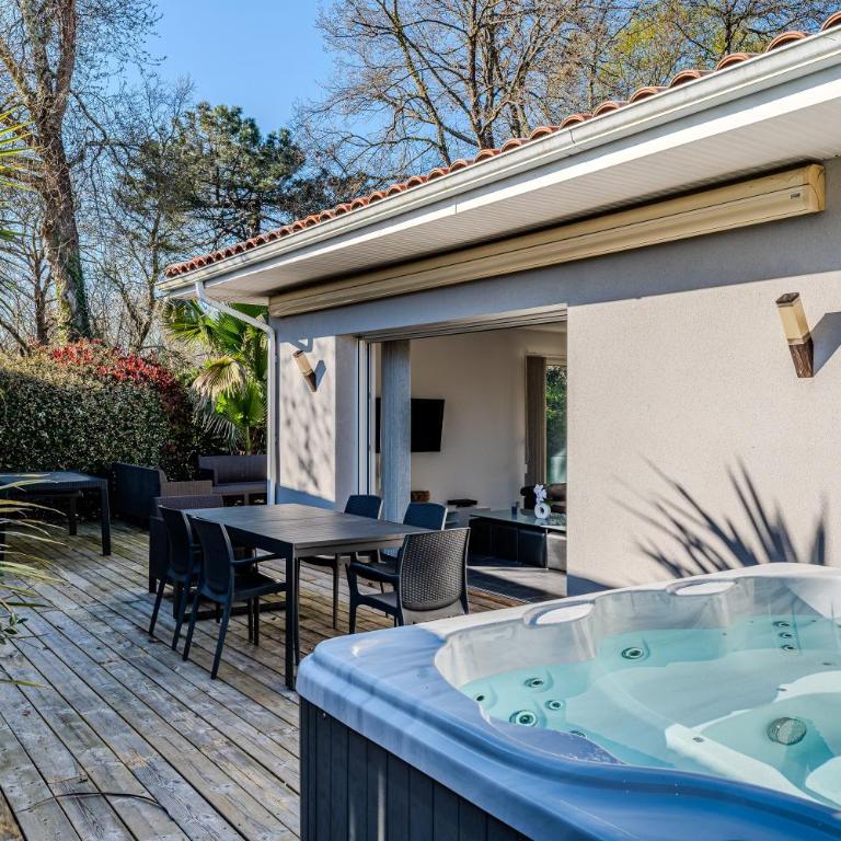 Villa jacuzzi entre Lac et Ocean - Maison 3 Chambres - 23