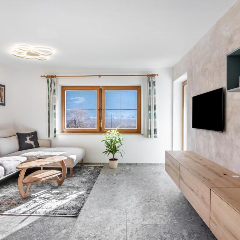 Pixnerhof - Ferienwohnung Golden - Apartamento Deluxe de 2 dormitorios con vistas al jardín - 21