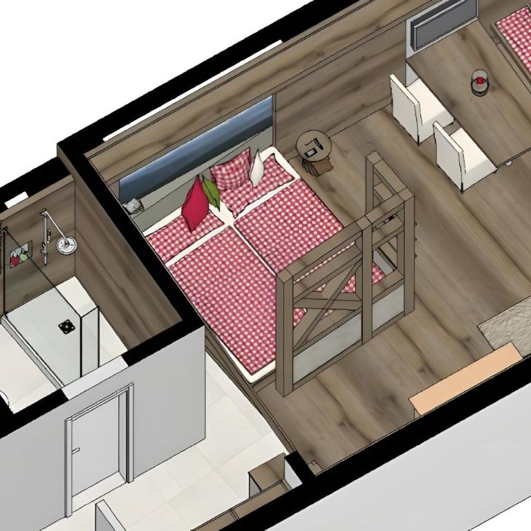 Allgäu Fewo Hüttenflair Bergblick - Apartment mit 1 Schlafzimmer und Gartenblick - 13