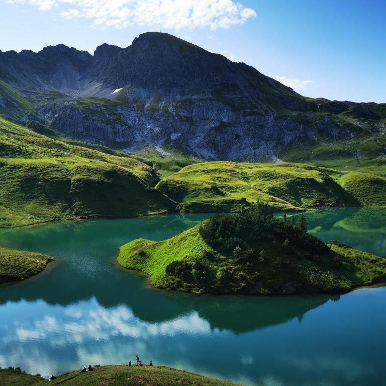 Allgäu Fewo Hüttenflair Bergblick - Apartment mit 1 Schlafzimmer und Gartenblick - 16