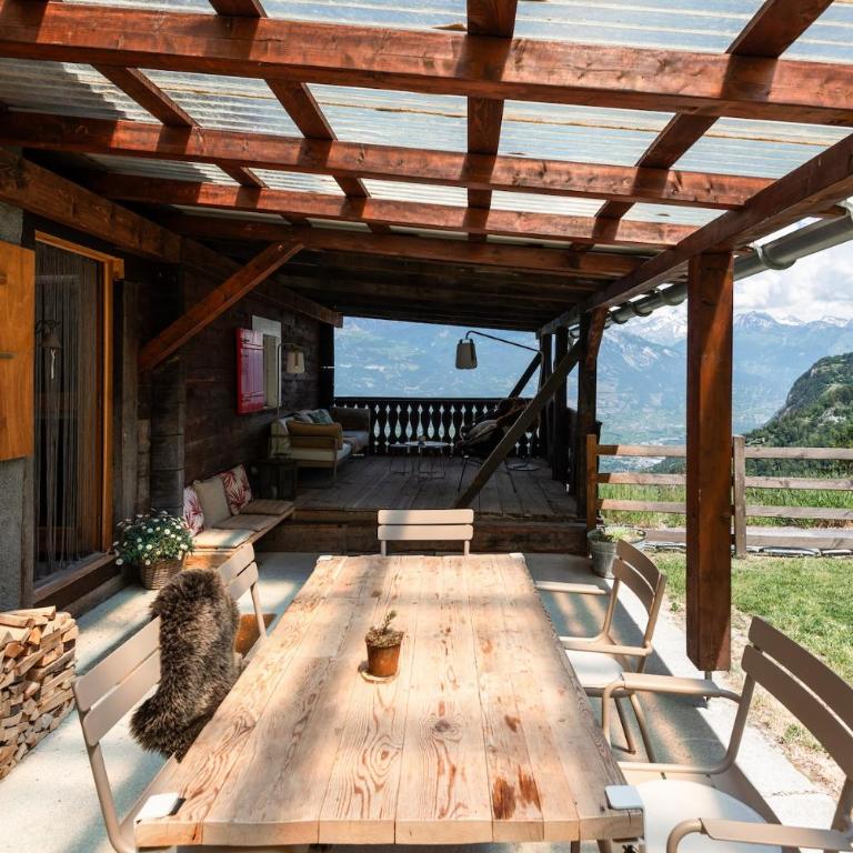 Les Tsablos- Mayen-Maiensäss in Vercorin, Valais - Ferienhaus - 2