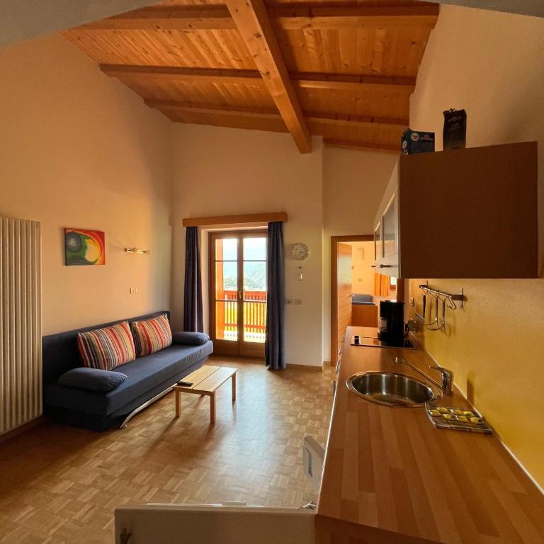 Residence Zirmer Wohnung Luft - Deluxe-Apartment mit 2 Schlafzimmern und Gartenblick - 3