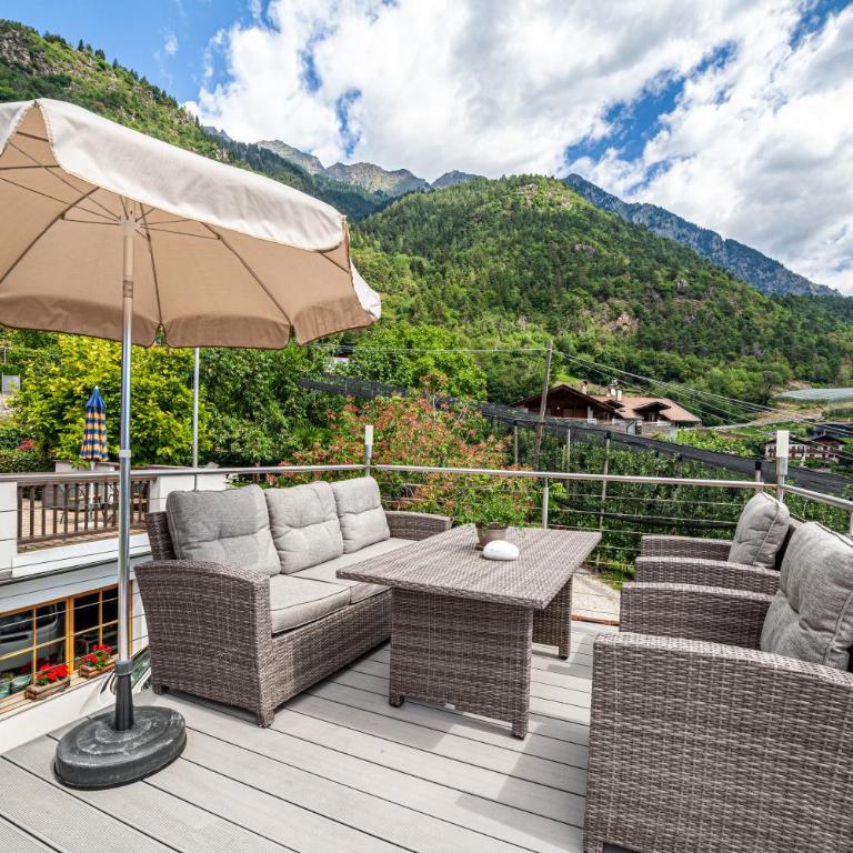 Rasnerhof Ferienwohnung Talblick - Apartamento Superior de 1 dormitorio con balcón - 9