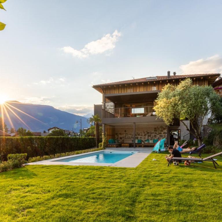 Innerbachlerhof - Gantkofel - Deluxe-Apartment mit 2 Schlafzimmern und Gartenblick - 28