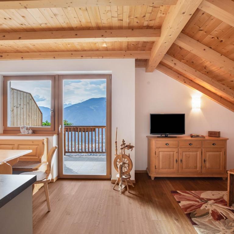 Wernerhof Fewo Latemar - Appartement 1 Chambre Supérieur avec Balcon - 6