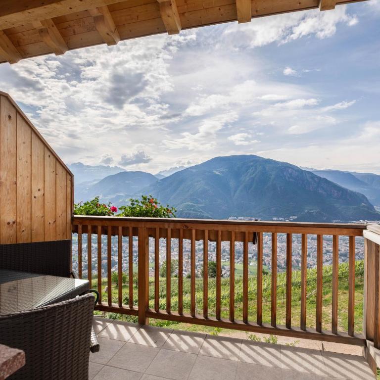 Wernerhof Fewo Latemar - Appartement 1 Chambre Supérieur avec Balcon - 3