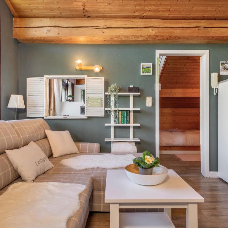 Haus Sonnenhang Wohnung 2 - Deluxe-Apartment mit 2 Schlafzimmern und Gartenblick - 6