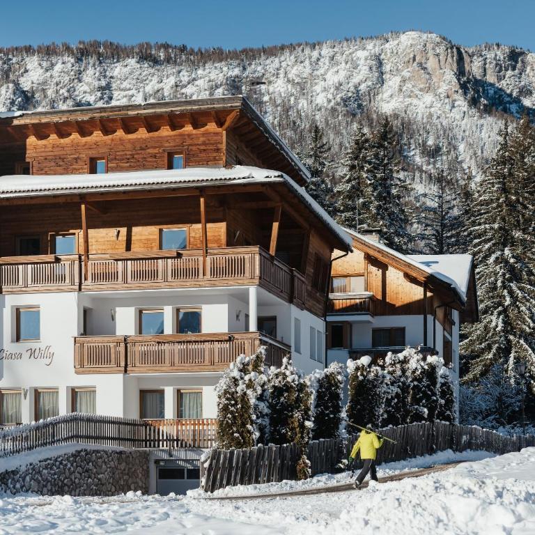 Ciasa Willy App Sas La Crusc - One-Bedroom Apartment with Garden View - 26