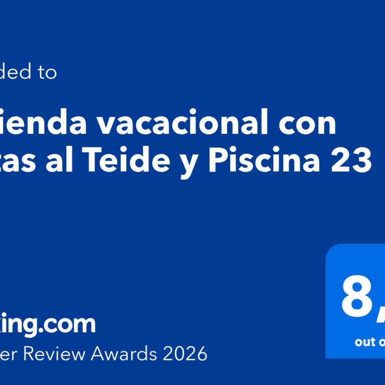 Vivienda vacacional con vistas al Teide y Piscina 23 - One-Bedroom Apartment - 37