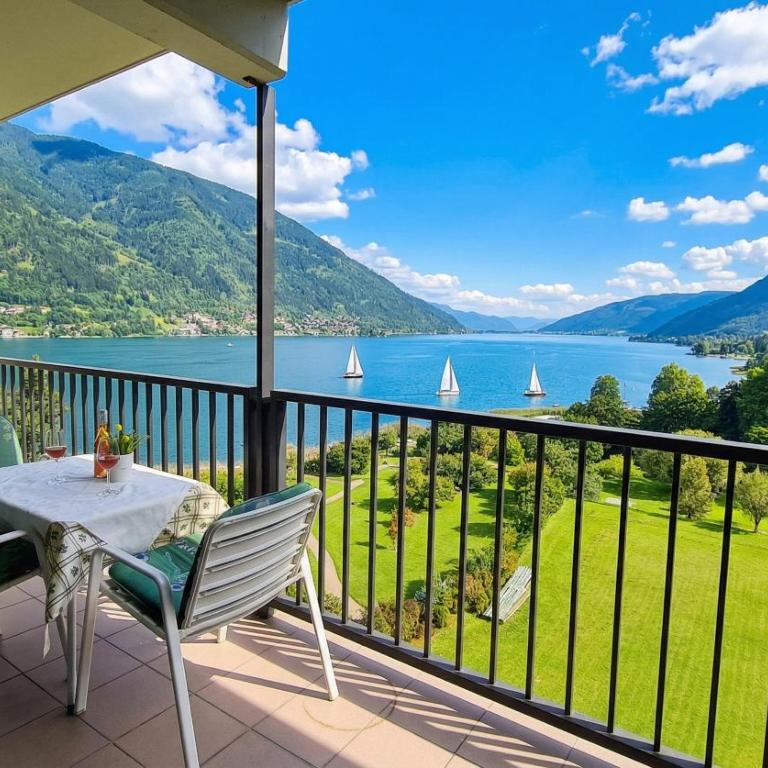 LB4 Seeblick Appartement Haus Landskron mit direktem Seezugang am Ossiachersee - Apartment mit Seeblick - 6