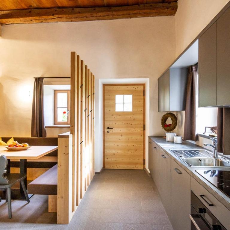 Daimlhof Ferienwohnung Schlernstein - Appartamento con 1 Camera da Letto e Vista Giardino - 1