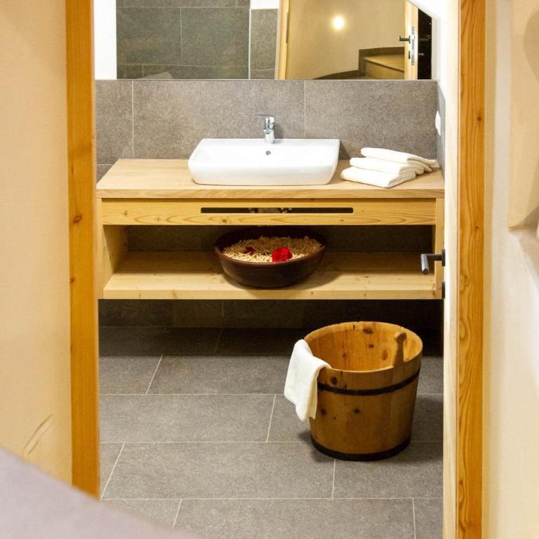 Daimlhof Ferienwohnung Schlernstein - Appartamento con 1 Camera da Letto e Vista Giardino - 11