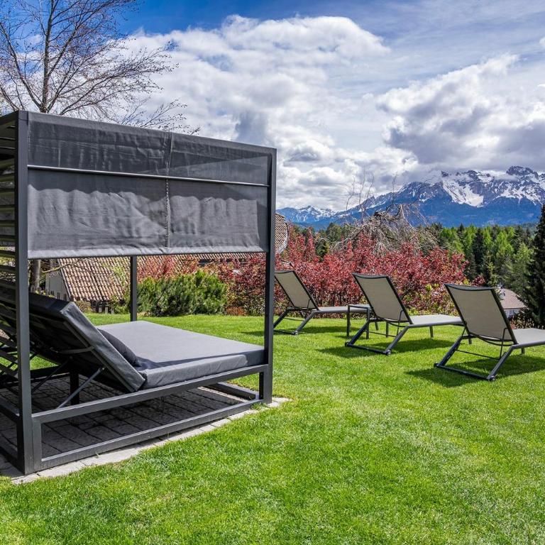 Chalet Schlossberg Rosengarten - Appartamento Deluxe con 2 Camere da Letto e Vista Giardino - 17