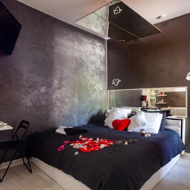 Love Room avec Balnéo - Studio mit Terrasse - 5