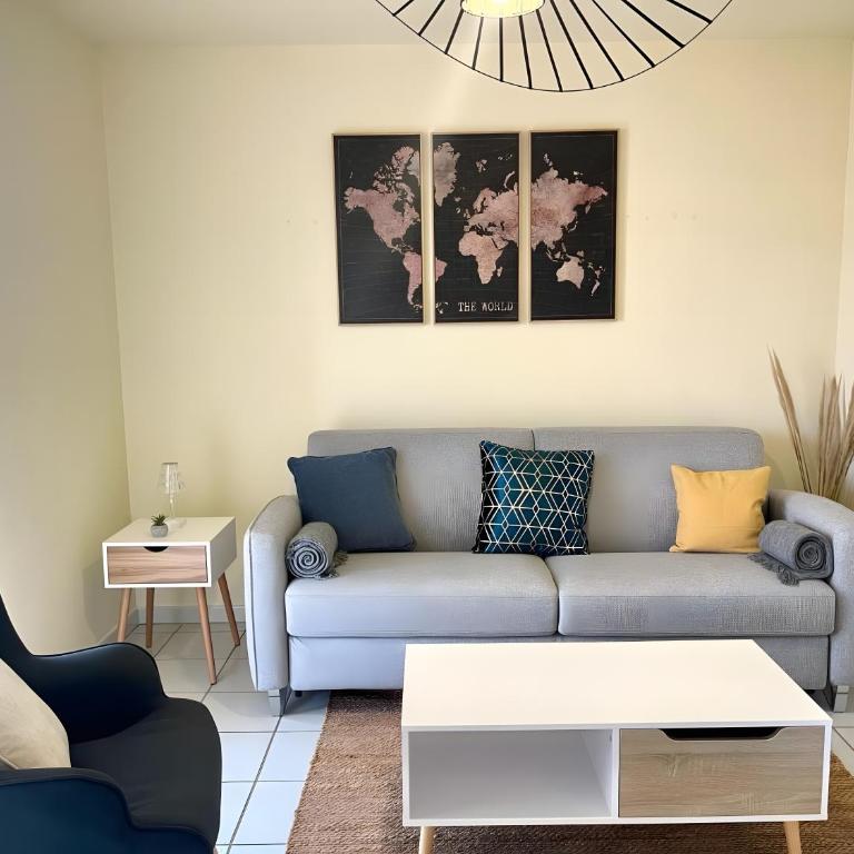 Bel Appartement Dans Résidence - Apartment mit 1 Schlafzimmer und Gartenblick - 3