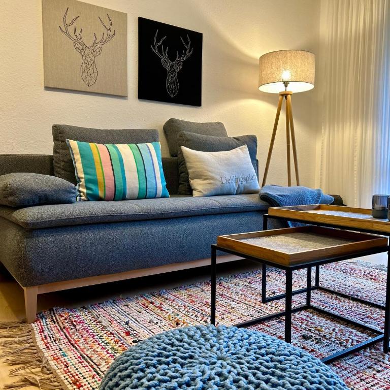 "Fräulein-Fink" - stilvolle Auszeit für 2-5 Gäste mit Terrasse nahe Alpsee & Oberstaufen - Apartment mit 1 Schlafzimmer - 5