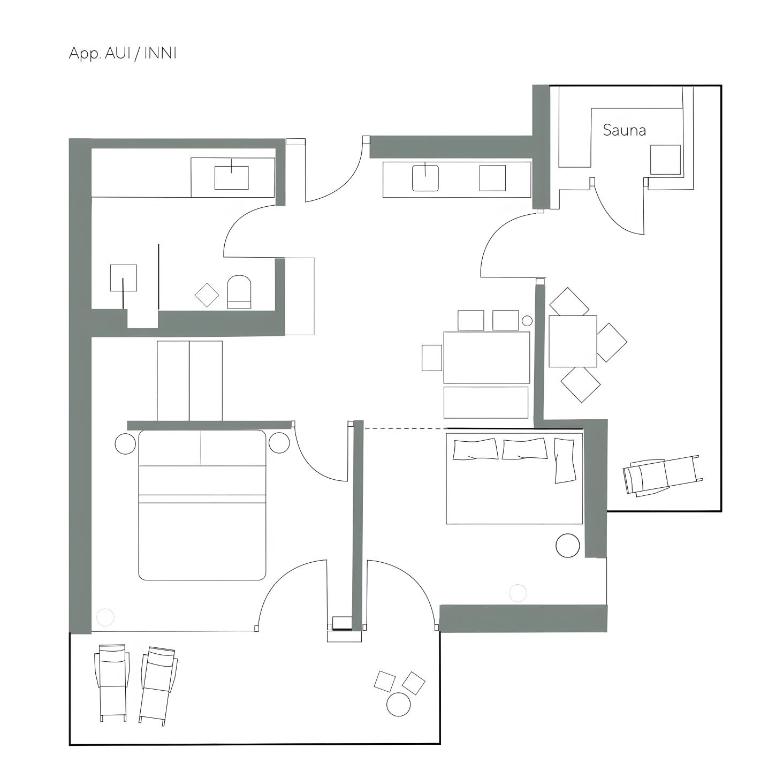 Oberfallerhof Apartment Aui - Superior Apartment mit 1 Schlafzimmer und Balkon - 7
