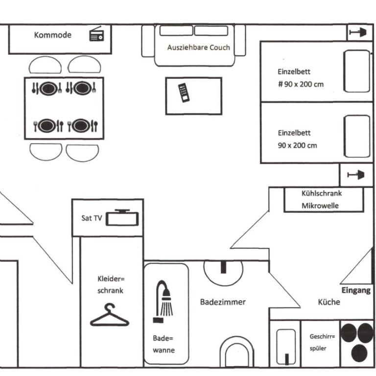 ROBERTO Haus KMB Seeappartement am Ossiacher See, Hallenbad, Skiarena Gerlitzen - Apartment mit 2 Schlafzimmern und Balkon - 13