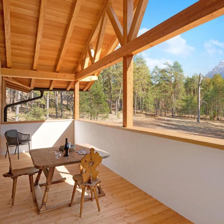 Les Ciases Chalets Dolomites Apt 5 - Appartamento Superior con 1 Camera da Letto e Balcone - 3