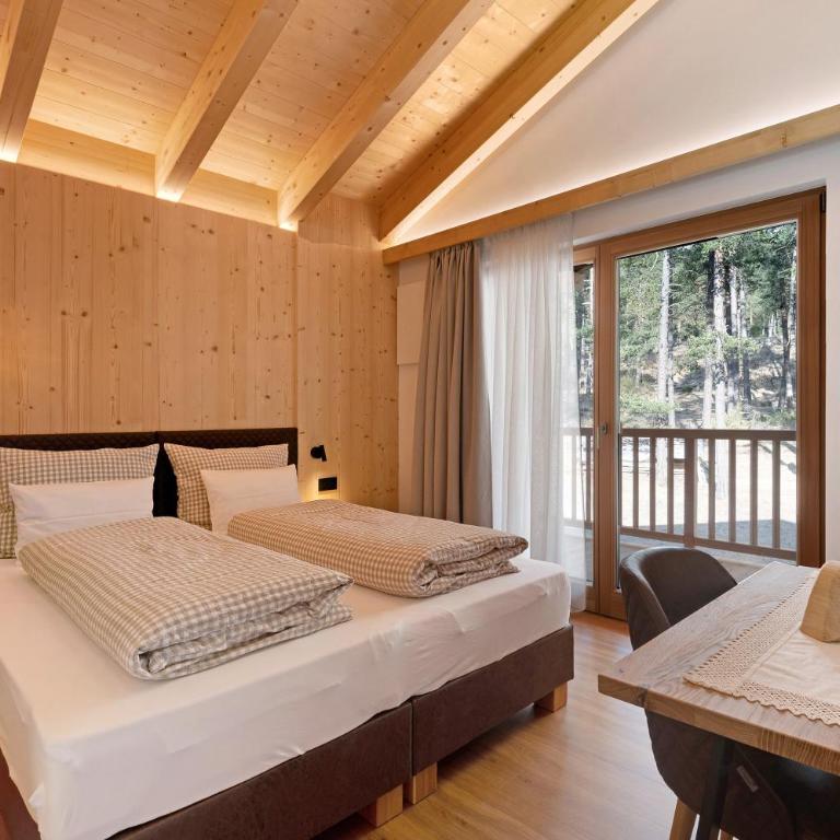Les Ciases Chalets Dolomites Apt 5 - Appartamento Superior con 1 Camera da Letto e Balcone - 2