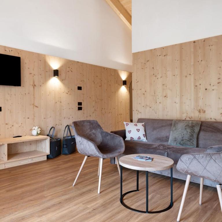Les Ciases Chalets Dolomites Apt 5 - Appartamento Superior con 1 Camera da Letto e Balcone - 5