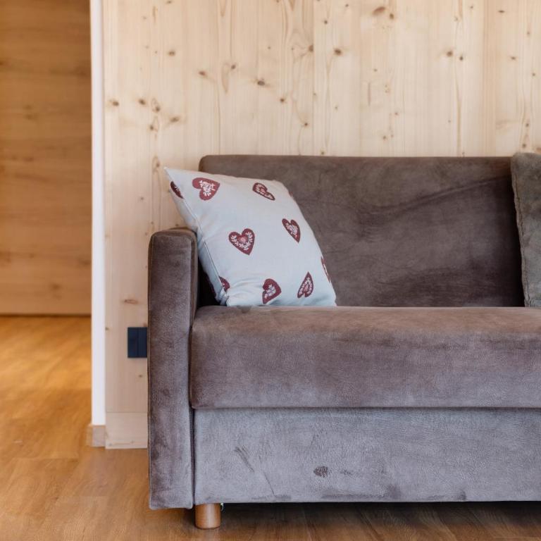 Les Ciases Chalets Dolomites Apt 5 - Appartamento Superior con 1 Camera da Letto e Balcone - 9