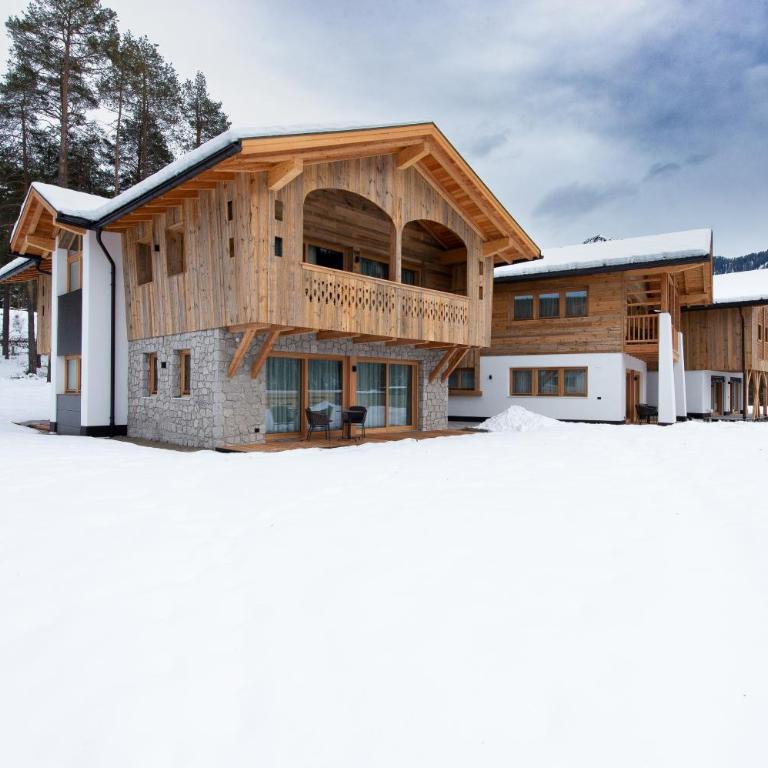 Les Ciases Chalets Dolomites Apt 5 - Appartamento Superior con 1 Camera da Letto e Balcone - 35
