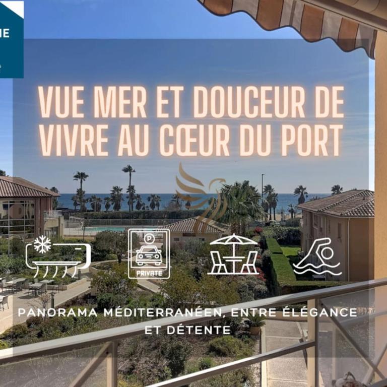 Le Panorama Hermes T3 - Vue Mer - Terrasse WIFI - Apartment mit 2 Schlafzimmern und Meerblick - 7