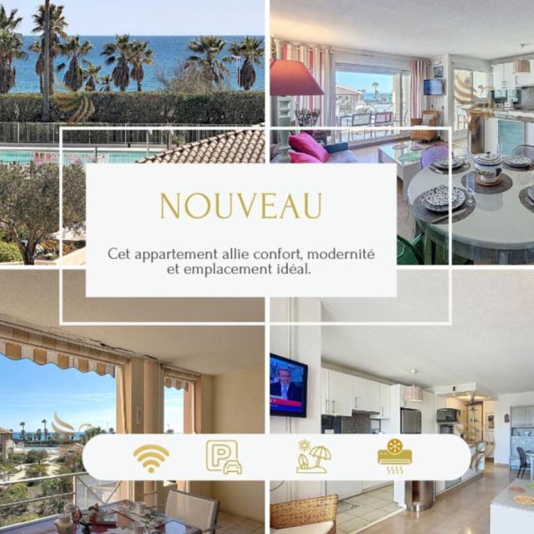 Le Panorama Hermes T3 - Vue Mer - Terrasse WIFI - Apartment mit 2 Schlafzimmern und Meerblick - 53