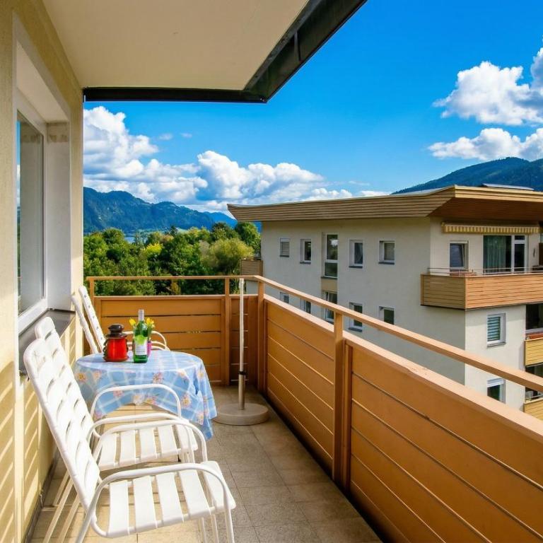 KASPAR Haus KMB Seeblick Appartement am Ossiacher See, Hallenbad, Skiarena Gerlitzen - Apartment mit 2 Schlafzimmern, Balkon und Seeblick - 5