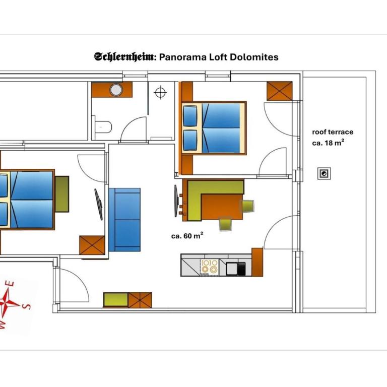 Apartments Schlernheim - Appartamento Deluxe con 2 Camere da Letto e Vista Giardino - 21