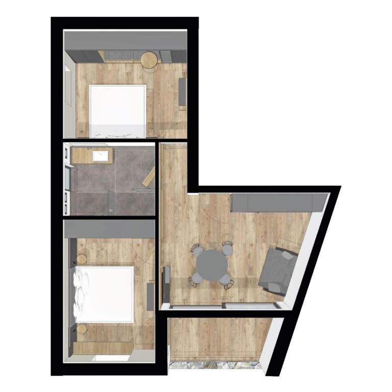 Hofer Hof Hirzer - Deluxe-Apartment mit 2 Schlafzimmern und Gartenblick - 19