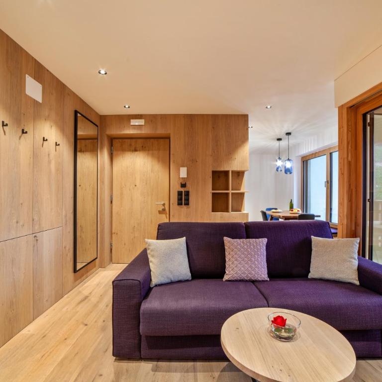 Huetterhof Apartement Winter - Deluxe-Apartment mit 2 Schlafzimmern und Gartenblick - 17