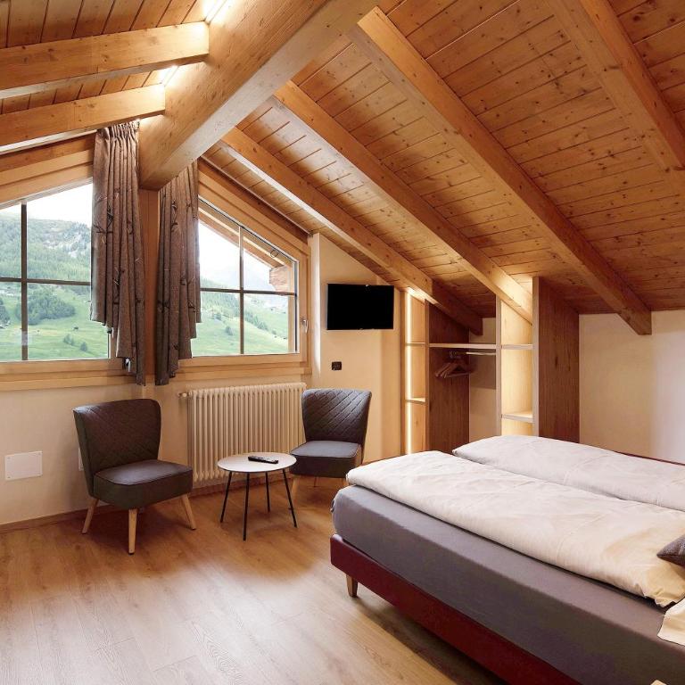 Chalet Monteneve App Bordeaux - Appartamento Deluxe con 2 Camere da Letto e Balcone - 10