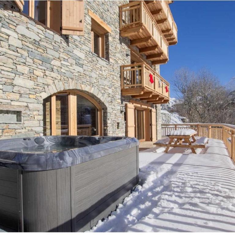 Chalet La Turra, Spa privée - Appartement Supérieur avec Sauna - 4