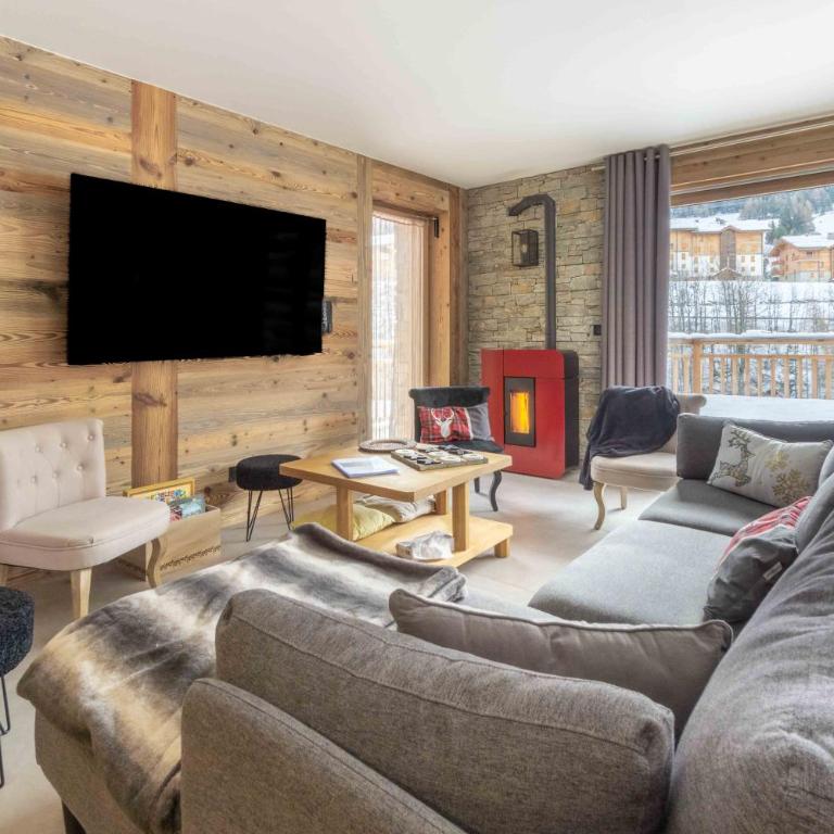 Chalet La Turra, Spa privée - Appartement Supérieur avec Sauna - 6